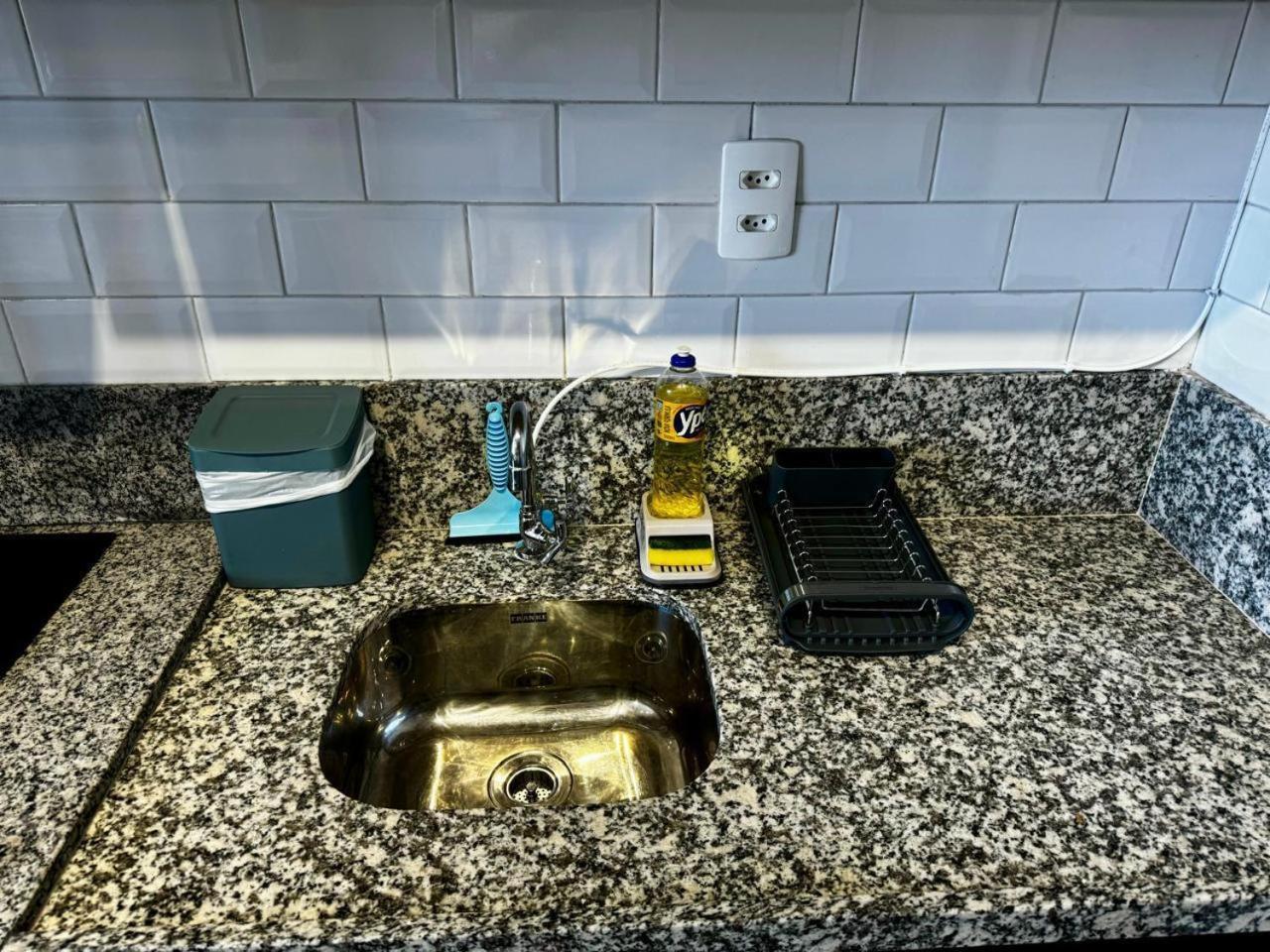 Charmoso Studio No Bras Com Piscina - Metro Bras São Paulo Luaran gambar