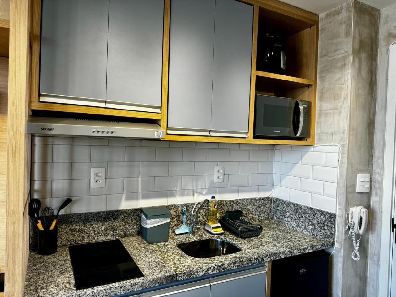 Charmoso Studio No Bras Com Piscina - Metro Bras São Paulo Luaran gambar